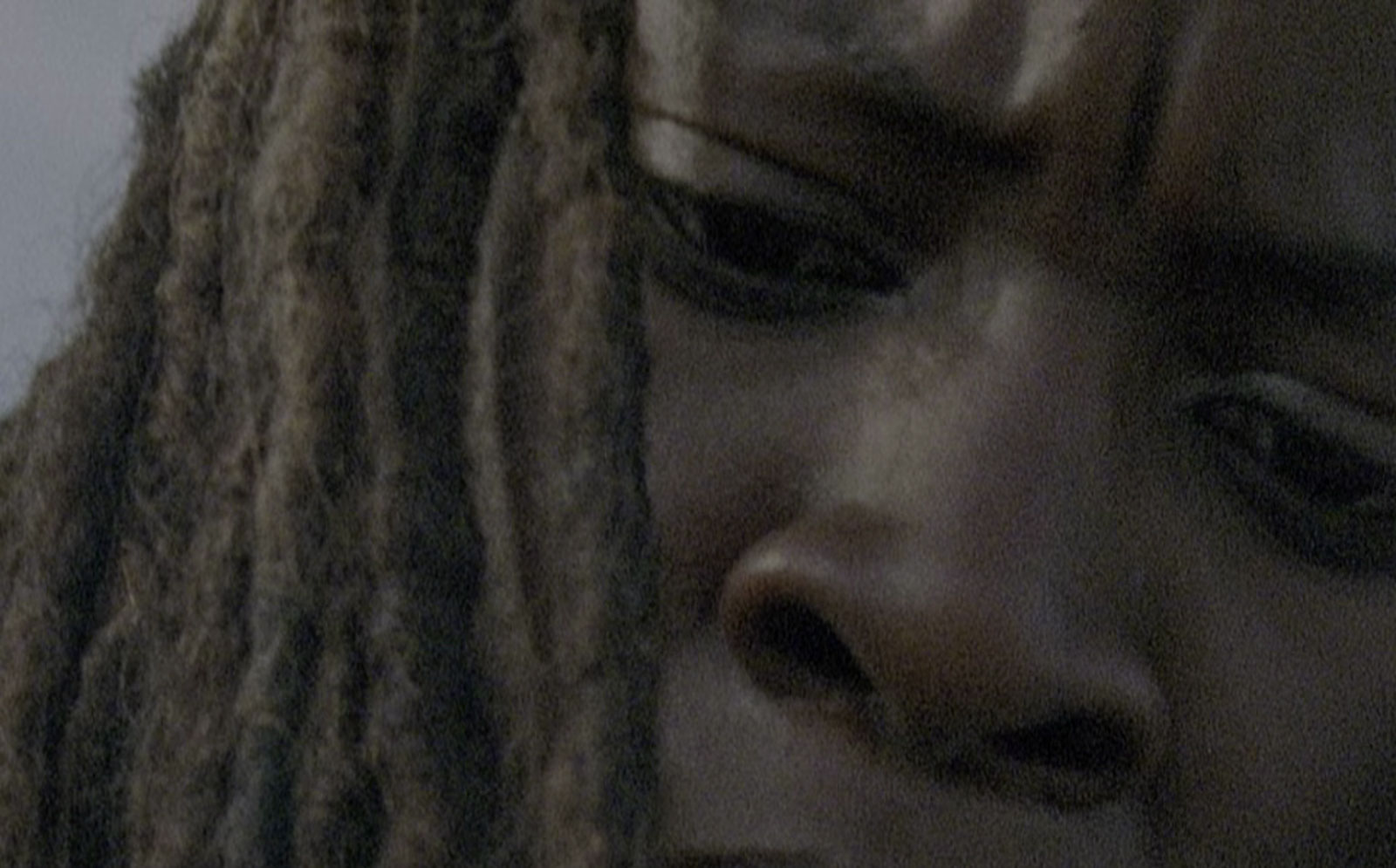The Walking Dead Season 4 close-up of Michonne - after SDR to HDR conversion with denoise